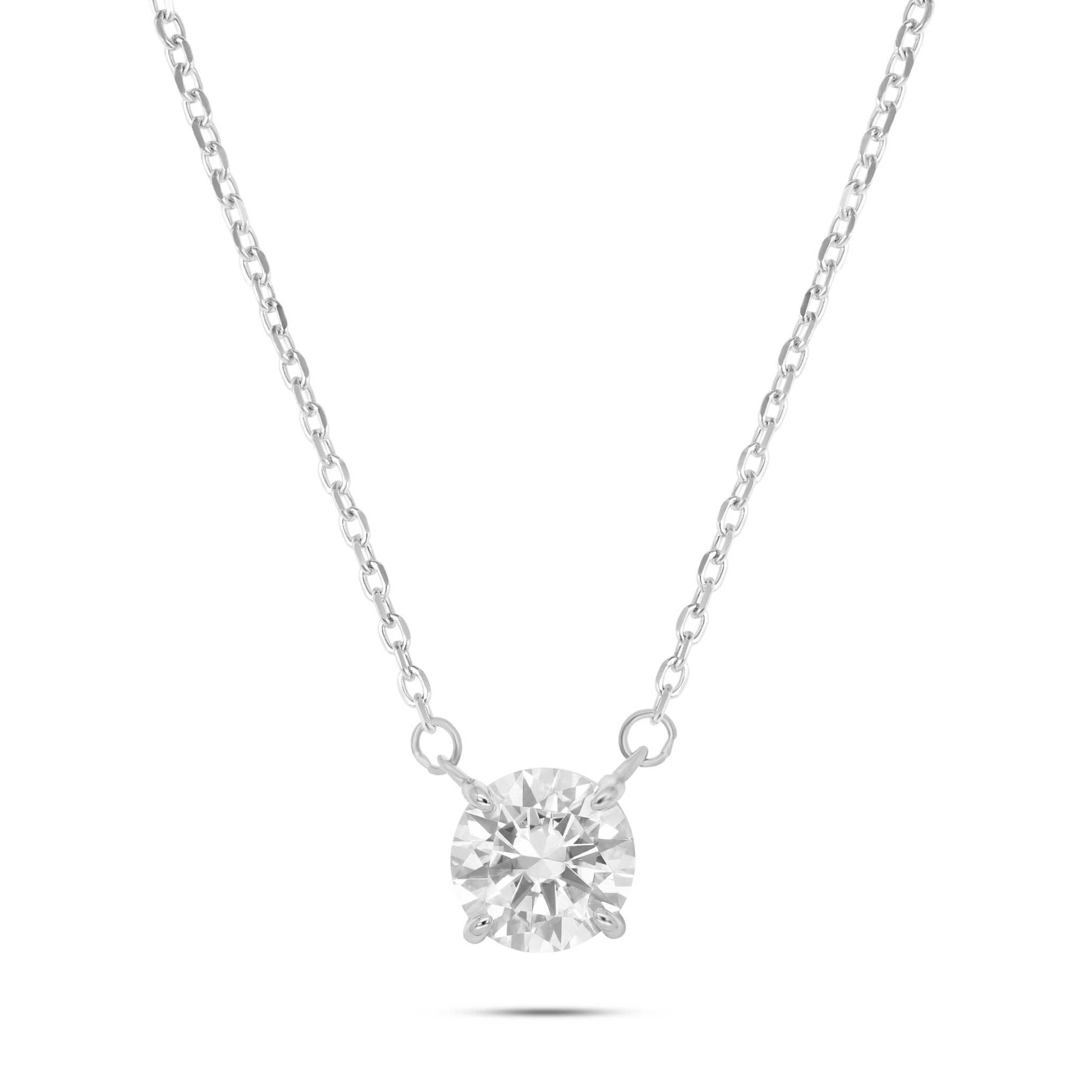 שרשרת מוסונייט 2 קראט כסף 925 יוקרתית | דגם MP103BG