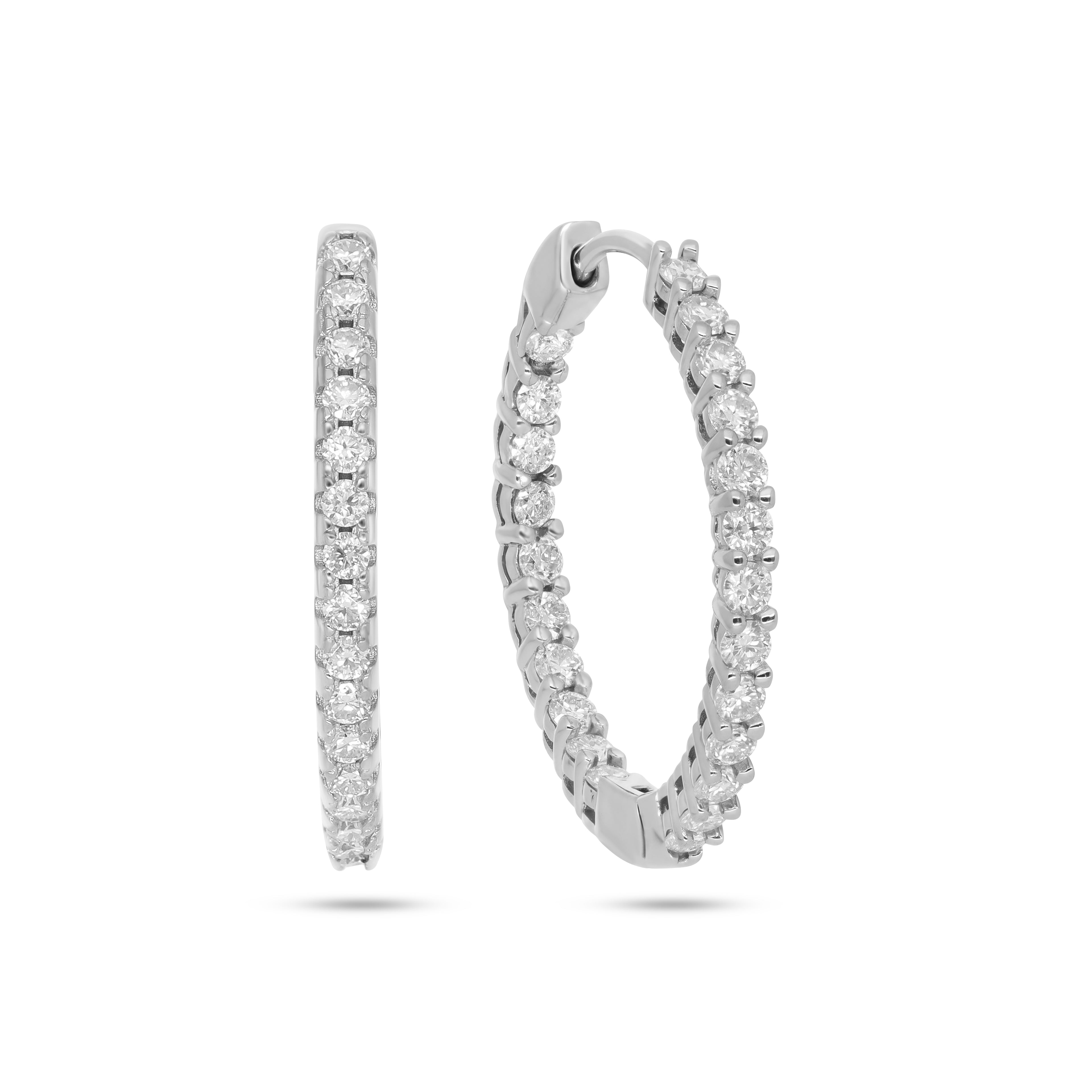 Adeline | Tennis Earrings 16-17 CT, 17-18 CM