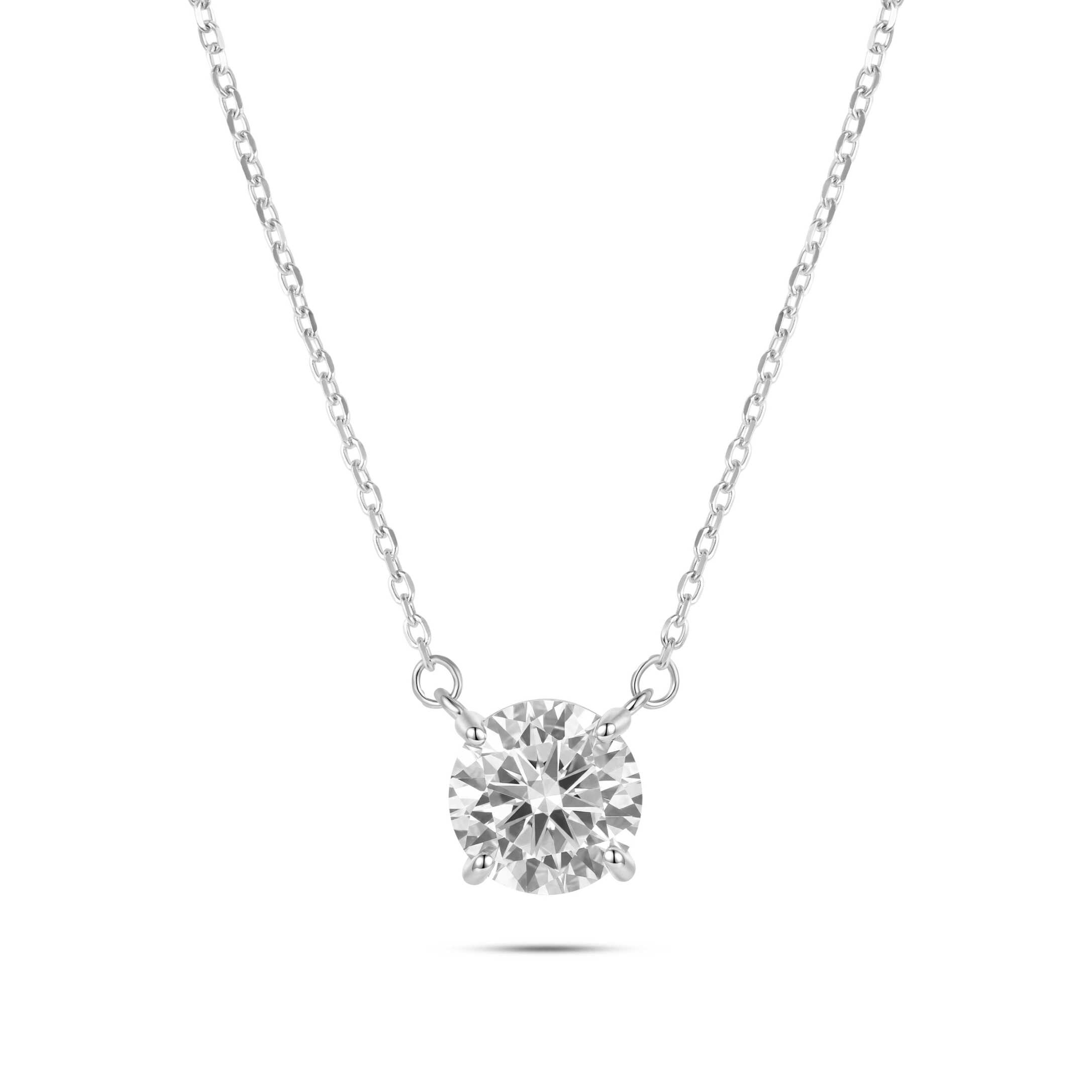 שרשרת מוסונייט 3 קראט כסף 925 יוקרתית | דגם MP104BS