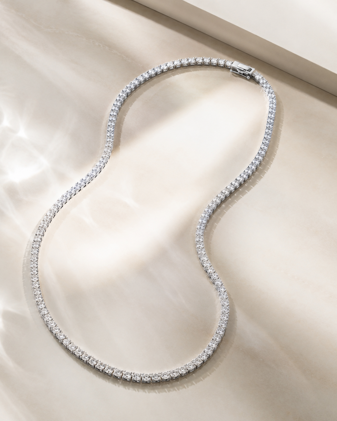 Genevieve | Tennis Necklace 70 CT, 60 CM